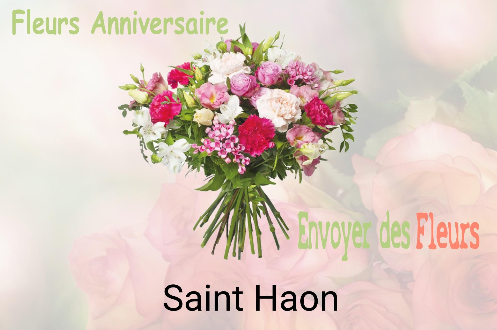 Bouquet de fleurs d’anniversaire livré à Saint-Haon