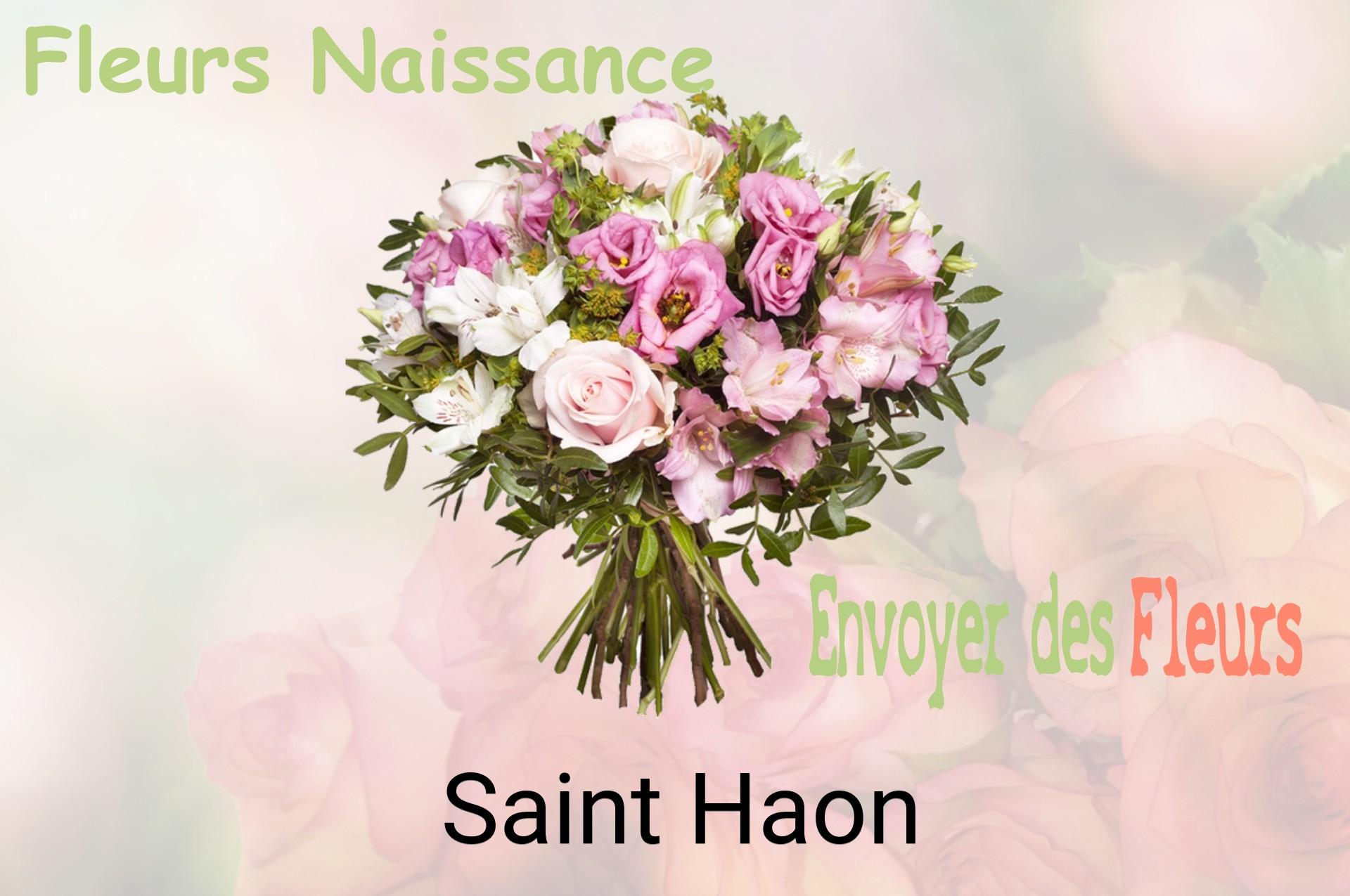 Bouquet de fleurs de naissance livré à Saint-Haon